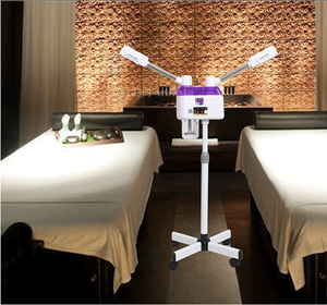 Vaporizador <span class=keywords><strong>Facial</strong></span> 2 en 1 Frío y Caliente con <span class=keywords><strong>Vapor</strong></span> Nano Iónico y <span class=keywords><strong>Ozono</strong></span> para una Limpieza Profunda e Hidratación de la Piel, Uso en Salón y Hogar - Product Image 5