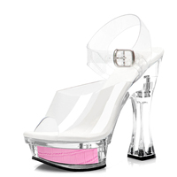 Sandales à talons exotiques pour femmes grande taille, talons aiguilles sexy, style gothique, reine de la boîte de nuit, fétichiste extrême, travesti, fête