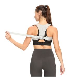 Professional Breathable <b>Back</b> <b>Brace</b> Lumbar <b>Back</b> Support Belt Straightener Posture Corrector for Women Men - Product Image 4