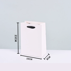 Baoren Read to Ship <b>White</b> Paper Packaging <b>Bag</b> Low MOQ Source Manufacturer Environment Friendly Paper <b>Bags</b> for <b>Small</b> Business - Product Image 5