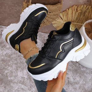 Chaussures décontractées tendance rétro pour femmes, grande taille, de haute qualité, à lacets, à talon compensé, pour l'hiver – Vente en gros - Product Image 4