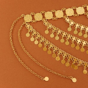 Chaîne de tête arabe en alliage d'or avec strass et pampilles, pour fête d'anniversaire senior, étanche et durable - Product Image 4