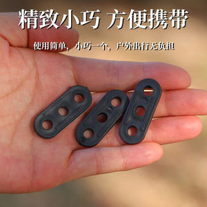Plastic Three-hole Buckle 35mm Length Wind <b>Rope</b> Buckle For Camping Tent Outdoor Use - Product Image 5