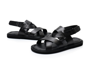 Sandalias de Playa para Hombre, de Cuero Vacuno, Clásicas, Modernas, Casuales, Transpirables, Ligeras, para Exteriores - Product Image 6