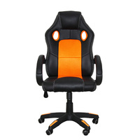 Cockpit de simulateur de course de luxe moderne avec massage sans LED, chaise pivotante Scorpion pour la maison et le bureau