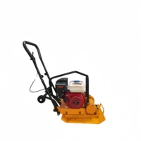 Compacteur à plaques LONGSHUN LS-60 à essence 5,5 CV 65 kg, vibratoire pour asphalte, à couple élevé