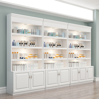 Vitrine de salon de beauté de luxe personnalisée populaire, présentoir de parfum, présentoir de cosmétiques