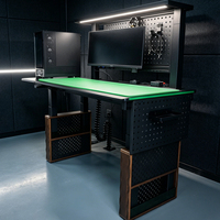 Mesas Elevadoras Ergonómicas de Acero de Alta Calidad con Cuatro Motores, Altura Ajustable, Superficie de Fibra de Carbono, Gran Capacidad de Carga, Venta al Por Mayor