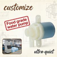 Mini pompe à eau alimentée par un moteur 12V DC de qualité alimentaire anti-corrosion, à faible bruit et avec une garantie d'un an pour la machine à glaçons