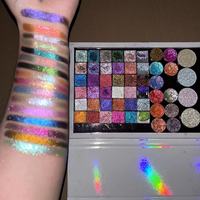 Fard à paupières pressé multichrome duochrome scintillant, couleurs véganes, maquillage pour les yeux caméléon