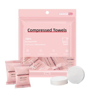 Serviette Compressée Portable Jetable pour Voyage, Lingette Nettoyante Visage, Mini Lingette de Bain en Forme de Comprimé - Product Image 4