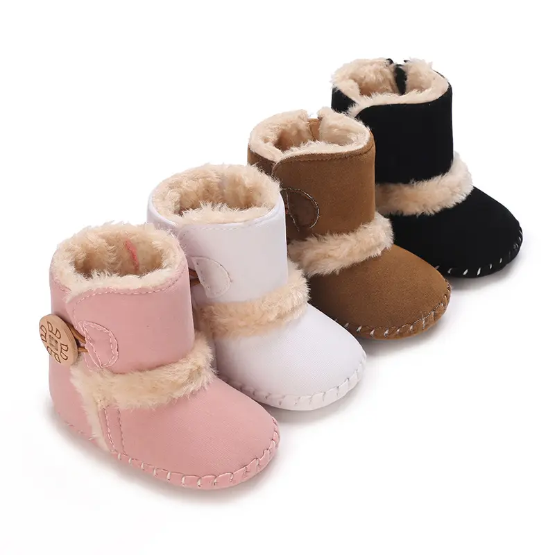 Babys tiefel für Jungen und Mädchen 0-1 Herbst Winter warme Schuhe rutsch feste Plüsch Schneeschuhe Wanderschuhe