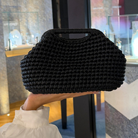 Sac à main de plage en crochet doré fait à la main, sacs de soirée, sacs à main de luxe pour femmes