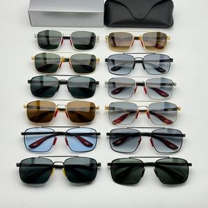 نظارات شمسية سوداء اللون خضراء داكنة عالية الجودة من Gunmetal زرقاء داكنة وعالمية مضادة للانزلاق من العلامة التجارية - Product Image 2