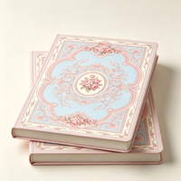 Carnet de notes A5 de luxe à couverture rigide florale, journal personnalisé pour femme, papeterie cadeau