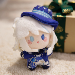 จี้ของเล่นตุ๊กตา10ซม. พวงกุญแจอะนิเมะเกม Genshin Wanderer lyney furina <span class=keywords><strong>lynette</strong></span> รูปน่ารักอะนิเมะตุ๊กตายัดไส้ - Product Image 5