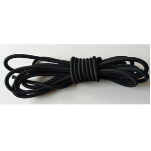 Corde élastique en latex noir de 7 mm, longueur 2,5 m, pour sports de plein air et accessoires de sac - Product Image 2