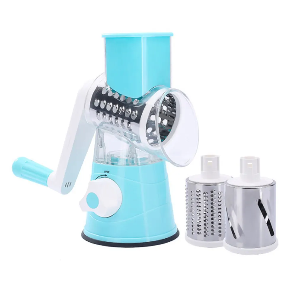 एक बंद खरीदारी Multifunction सब्जी फल Slicer रसोई रोटरी सब्जी हेलिकॉप्टर Spiralizer सब्जी Slicer ड्रम कश