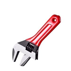 Clé à molette extra large à mâchoires courtes réglable 6/8 pouces, tête ultra-mince, double usage pour écrous de tuyaux, en acier au carbone, clé à poignée courte pour salle de bain - Product Image 3