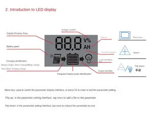 48v 30a Solar Mppt Charge Controller Muti Function Solar Controller With LED Display Solar Product