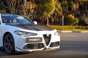 Kit de Carrocería Estilo Robot YICKU para <span class=keywords><strong>Alfa</strong></span> Romeo <span class=keywords><strong>Giulia</strong></span> 2017-2024, Actualización de Faldones Laterales, Capó y Difusor Trasero - Product Image 6