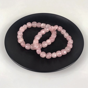 De alta calidad de cuarzo rosa natural, la piedra pulsera - Product Image 1