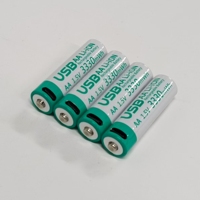 4 pièces OEM ODM nouveauté 2025 Lithium Li-ion batterie AAA AA 1.5V 666mwh 3330mmWh Rechargeable USB type-c pour horloge lecteur MP3