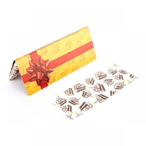 Papier à rouler classique personnalisé pour le style, largeur 110 mm, blanc, avec bobine en silicone classique, forme carrée, carnet de 32 feuilles, 40 pièces/paquet - Product Image 5