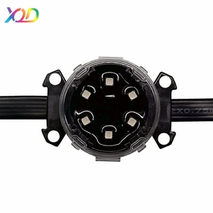 Xqd nhà máy tùy chỉnh <span class=keywords><strong>DMX512</strong></span> ws2811 RGB <span class=keywords><strong>LED</strong></span> <span class=keywords><strong>Pixel</strong></span> mô-đun IP67 ngoài trời không thấm nước Turbo đèn với PC cơ thể rực rỡ RGBW điểm ánh sáng - Product Image 4