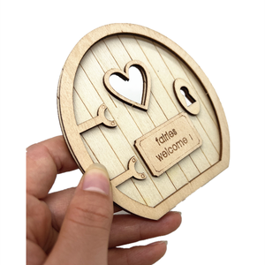 <span class=keywords><strong>Porte</strong></span> <span class=keywords><strong>de</strong></span> Fée Mini Elfe <span class=keywords><strong>Porte</strong></span> avec Fenêtre <span class=keywords><strong>Porte</strong></span> <span class=keywords><strong>en</strong></span> <span class=keywords><strong>Bois</strong></span> Artisanat Maison Jardin Fête Décoration - Product Image 4