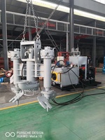 Pompe centrifuge submersible hydraulique haute pression pour boues, avec turbine en alliage de chrome haute résistance, pour dragage de sable intensif 4-840HP