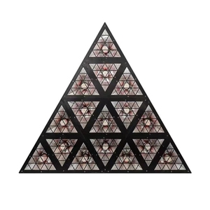 16x30W COB RGB LED Panneau lumineux matriciel <span class=keywords><strong>Lyre</strong></span> disco de scène blanc chaud <span class=keywords><strong>en</strong></span> forme de triangle pour lumières de projection d'entrepôt - Product Image 1