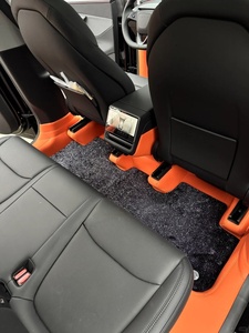 Tapis de sol universel pour voiture Tesla en cuir imperméable coloré personnalisé pour tous les modèles - Model <span class=keywords><strong>X</strong></span> et Model S - Product Image 2