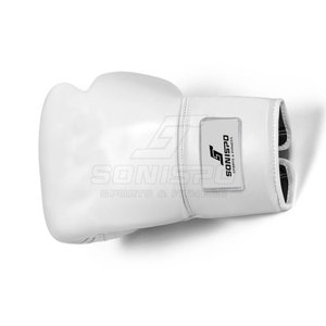 Gants de boxe professionnels de haute qualité au design personnalisé Gants professionnels en cuir à lacets - Product Image 4