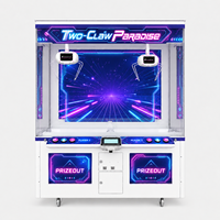 Machine de jeu d'arcade à monnayeur de haute qualité, type grue à pinces double OFO pour attrapes-présents, pour centre de divertissement