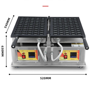 Equipo de cocina antiadherente de doble placa, máquina comercial para hacer gofres de huevo, máquina de bolas Castella - Product Image 4