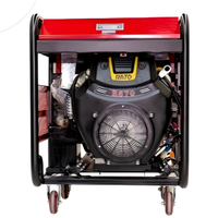 Générateur diesel à cadre ouvert à double cylindre 11 kW 230 V/400 V, puissance nominale de 10 kW avec roues pour la construction et l'alimentation de secours