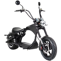 Motocicleta Eléctrica Plegable Inteligente con GPS Citycoco, Resistente al Agua, de Largo Alcance, para Adultos, con Batería de Litio Extraíble