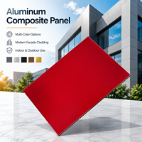 Panneau composite en aluminium Alucobond 4 mm PVDF ACM ACP pour revêtement mural extérieur et intérieur, matériau de cloisonnement en gros