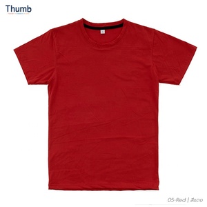 T-shirt 100% coton de haute qualité pour hommes et femmes avec 60 couleurs vierges, Jersey intelligent décontracté col rond - Product Image 6