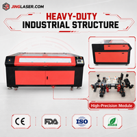 Machine de gravure laser CCD à double tête SJ-1610 CE 130W-300W, découpeuse laser CNC pour bois, acrylique, tissu, qualité industrielle