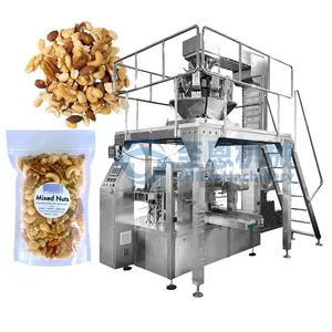 Automatische Doypack-Verpackung Trockene Nüsse Snack-Verpackungs maschine Cashewnüsse Beschichtete Erdnuss-Verpackungs maschine
