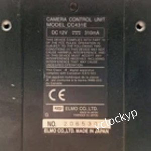 Unité de contrôle de caméra à tête distante pour micro-inspection numérique Elmo CC431E 12VDC, d'occasion, fabriquée en Chine - Product Image 3