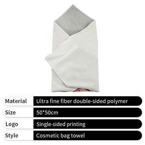 Serviettes en gros, chiffons de nettoyage portables, serviettes à velcro pliables pour la publicité - Product Image 4