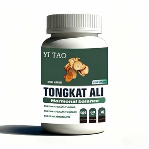 Cápsulas de Tongkat Ali para apoyo energético de marca privada OEM al por mayor, cápsulas de extracto de Tongkat Ali orgánico - Product Image 1