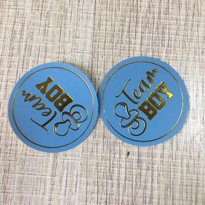 48pcs Squadra Squadra Ragazzo Della Ragazza Del Bambino Doccia <span class=keywords><strong>Sticker</strong></span> Decorazioni Del Partito di Genere Rivelare Adesivi - Product Image 2