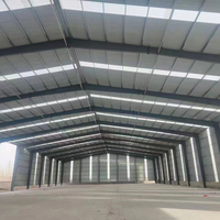 Entrepôt d'exploitation minière préfabriqué en acier à base lourde 100x70m pour la Tunisie, économique pour les installations de traitement des minerais
