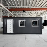 Maison conteneur modulaire pliable Z, maisonnette préfabriquée personnalisée, maison conteneur portable en kit, bureau modulaire