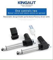 DC 12/24V Motor sikat listrik 6000N aktuator linier 200mm panjang Stroke aktuator tugas berat pijat perawatan mengangkat tempat tidur
