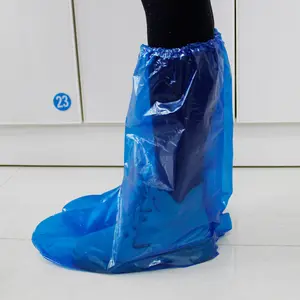 Outdoor impermeável plástico Bota capa personalizada sapato longo capa